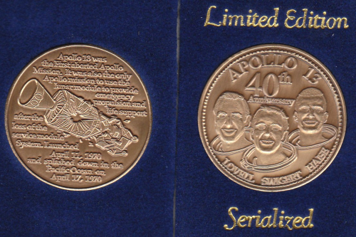 Apollo 13 40th Anniversary Commemorative Coin