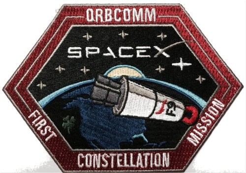 ORBCOMM SpaceX Mission Patch,