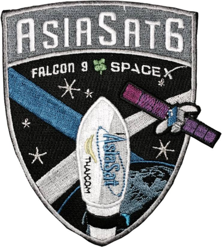 AsiaSat6 SpaceX Patch