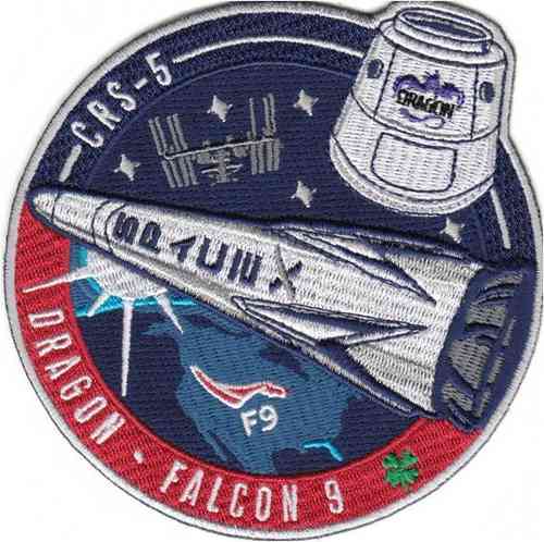 CRS-5 SpaceX Mission Patch