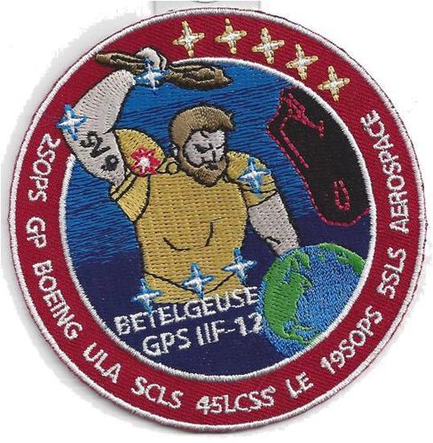 GPS IIF-12 Payload Mission Patch - 45th LCSS