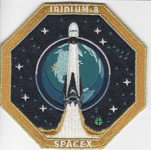 SpaceX IRIDIUM-8 Mission Patch