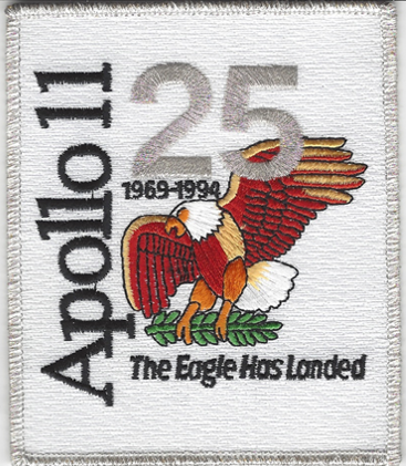 Apollo 11 25th Anniversary Patch