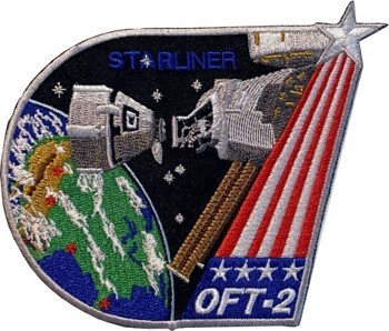 Official Boeing Starliner OFT-2 Operations Team Mission Patch