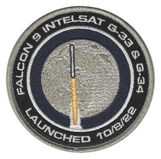 IntelSat G33_G34 mission patch