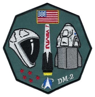 SpaceX-NASA DM-2 Mission Patch