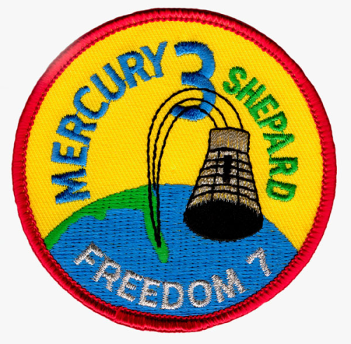 Mercury-Redstone 3 Souvenir Mission Patch