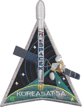 SpaceX KOREASAT-5A mission patch