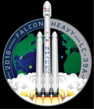 SpaceX Falcon Heavy Test Flight Mission Patch
